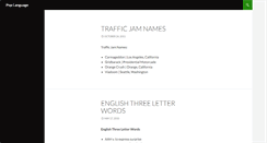 Desktop Screenshot of poplanguage.com